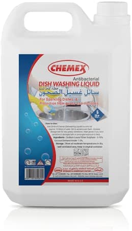 6 in 1 combo (Chemex Kitchen Sanitizer 5L, Evans Veggisan 200 Tablets, Chemex Anti-Bacterial Dish wash 5L, Chemex All Purpose Cleaner 5L, Chemex Anti-Bacterial Hand Soap 5L, Chemex Plus Grease Buster 5L)
