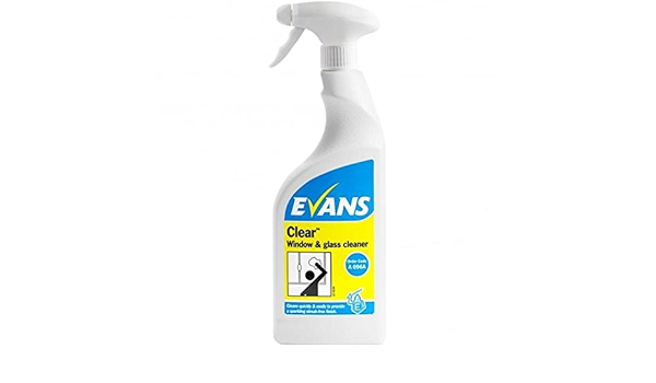 Evans Clear 750Ml - Window, Glass and Stainless steel cleaner