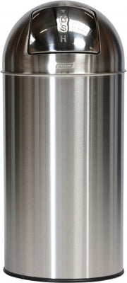 Stainless Steel 40L Push Bin