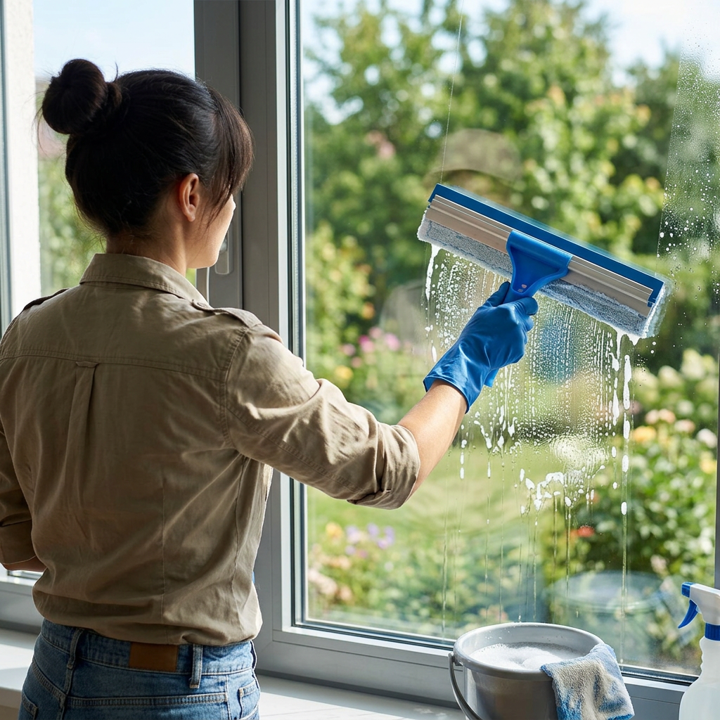 WINDOW SQUEEGEE 2 IN 1 COMBO