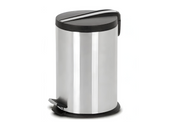 20 L Dust Bin – Stainless Steel with Pedal Operated Plastic Top