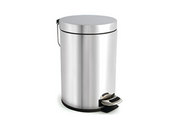 30 L DUST BIN – STAINLESS STEEL WITH PEDAL OPERATED TOP