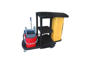 MULTIFUNCTION JANITOR CART - GREY