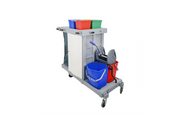 Multifunction Janitor Cart with Single Cabinet