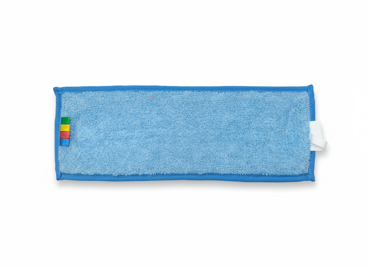 Ecomop Microfibre Scrub Mop Sleeve – Double Sided, 40cm, Magnetic Holder Compatible