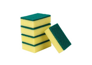 YELLOW SPONGE WITH SP 0403 SCOURER 1X12 PCS