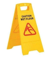 Floor Sign Board "Caution Wet Floor"
