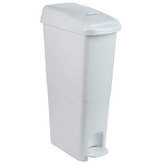 SANITARY BIN WITH PEDAL 18L WHITE