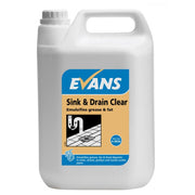 Evans Sink & Drain Clear 5L