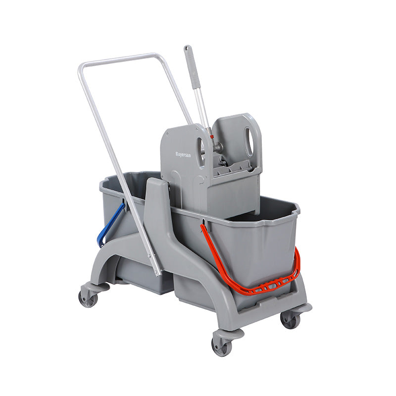DOUBLE MOP BUCKET TROLLEY 2X25L - GREY – CHEMEX Myhome