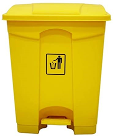 Tekbin Plastic Garbage Bin with pedal